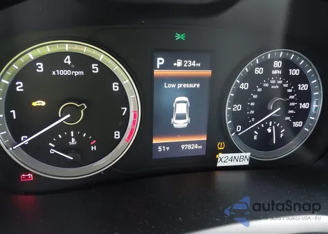 2018 Hyundai Sonata Sel z USA, uszkodzony, nr VIN 5NPE34AF0JH596500